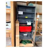 Lot - Metal Shelf with Contents: Kraft Tool Co. CC019 Concrete Displacer with Hook and Handle (5-Pack)
