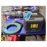 Lot - (1) Crain Super Saw Model: 810 Jamb Saw with Case and (1) Greenlee Steel Fish Tape