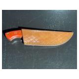 Damascus Steel Knife with Sheath
