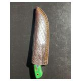 Damascus Steel Knife with Sheath