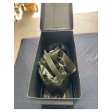 Metal Ammo Can With Bandolier, Stripper Clips and Insert Tray