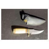 Damascus Steel Knife with Sheath