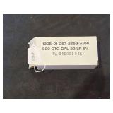 Remington 22 Cal Military Surplus Training Ammo, Qty: 500