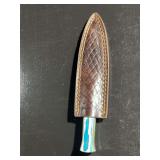 Damascus Steel Knife with Sheath