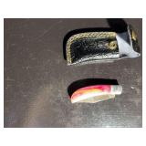 Damascus Steel Knife with Sheath
