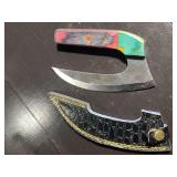 Damascus Steel Knife with Sheath