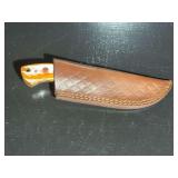 Damascus Steel Knife with Sheath