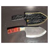 Damascus Steel Knife with Sheath