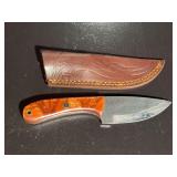 Damascus Steel Knife with Sheath