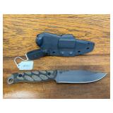 Half-Face Blades Crow Scalp with Sheath