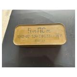 Soviet 5.45x39mm Military Ammunition Metal Can