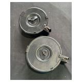 (2) 7.62x39mm Drum Magazines for AK Pattern Rifles