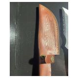 Damascus Steel Knife with Sheath