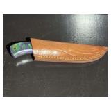 Damascus Steel Knife with Sheath