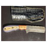 Damascus Steel Knife with Sheath