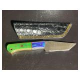 Damascus Steel Knife with Sheath