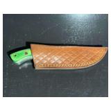 Damascus Steel Knife with Sheath