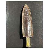 Damascus Steel Knife with Sheath