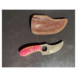 Damascus Steel Knife with Sheath