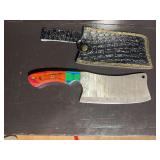 Damascus Steel Knife with Sheath