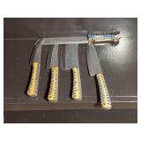 Damascus Steel Knife Set