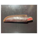 Damascus Steel Knife with Sheath