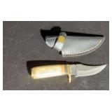 Damascus Steel Knife with Sheath