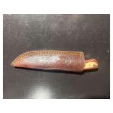 Damascus Steel Knife with Sheath