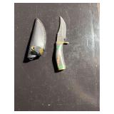 Damascus Steel Knife with Sheath