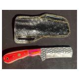 Damascus Steel Knife with Sheath