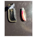Damascus Steel Knife with Sheath