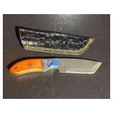 Damascus Steel Knife with Sheath