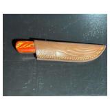Damascus Steel Knife with Sheath