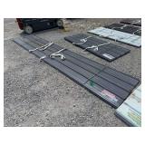 Grey Metal Roof Wall Panels, 16ft x 3ft x 0.4mm, 30 Pieces