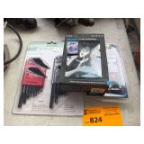 Lot - Pittsburgh Hex Key Set, Black Series LED Headlamp, and Bosch Blaze Laser Measure