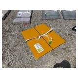 Yellow Steel Diamond Plate, 3ft x 4ft, 20 Pieces