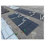 Grey Metal Roof Panels, 7.87 ft x 3 ft x 0.4mm, 70 Pieces