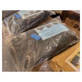 Black Outdoor Patio Fabric Screen Cover Sunscreen Net 65.62 ft x 6.56 ft UPF50+ 95% UV Blockage