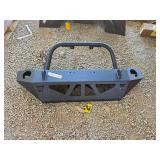 Heavy-Duty Steel Front Bumper Fits Jeep JK with Bull Bar and D-Ring Mounts