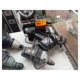 Craftsman Power Tools Lot including Dual Motion Sander and Variable Speed Drills