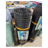 Black Plastic Mesh Safety Fencing Roll W 3.3 ft. x L 164 ft.