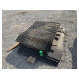 Lot - Assorted Rubber Matting and Drainage Mats