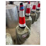 Safety Traffic Cones Fluorescent 15in x 27in 20-Pack