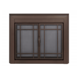 Enfield Glass Firescreen Burnished Bronze Medium EN-5501