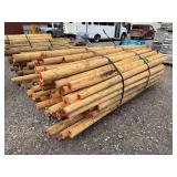Untreated Wood Posts, Qty: 104