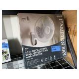Hampton Bay 16 Inch Oscillating Wall-Mount Fan with Remote