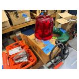 New Tri Lite Red Revolving Light