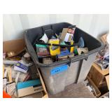 Lot - Assorted Hardware, Sanding Belts, and Supplies