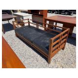 Cushioned sofa