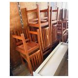 Lot – (6) Wooden Chairs